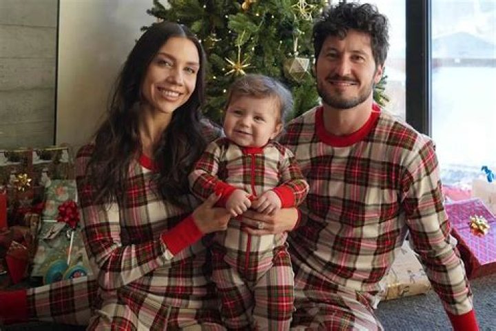 Val Chmerkovskiy and Jenna Johnson Spend First Christmas with Son Rome